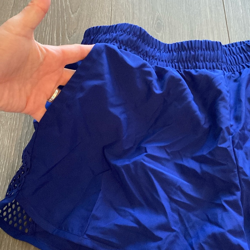 Royal Blue Workout shorts - Picture 2 of 4